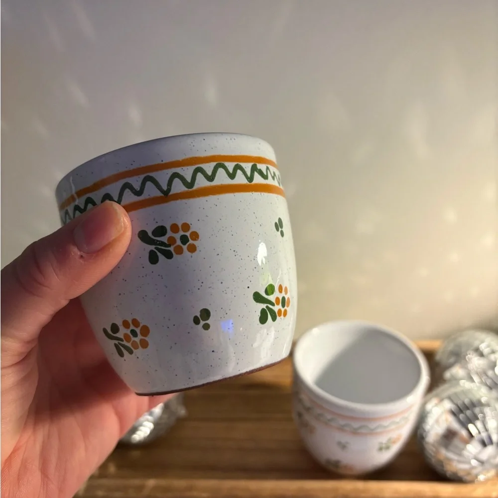 Vintage William Sonoma Hungary Egg Custard Cups set of 2